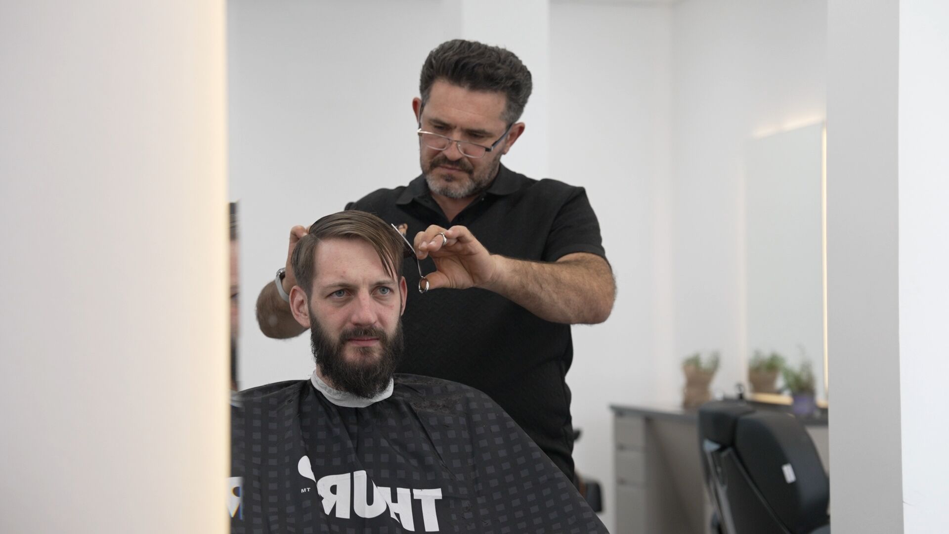 Im Inneren des Ray Ladies & Gents Salons in Soltau